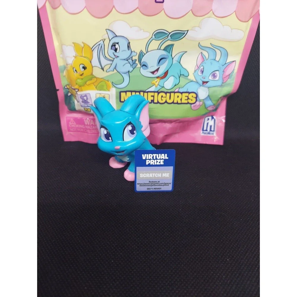 Neopets Phatmojo Minifigure Blind Bag Acara with Bag and Code